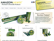 Tablet Screenshot of amazonlights.com